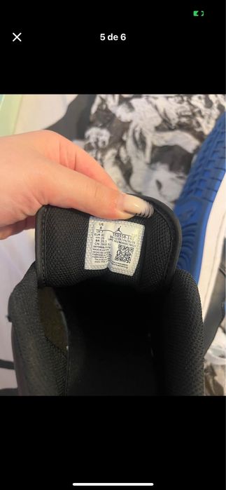 Jordan 1 azul e branco