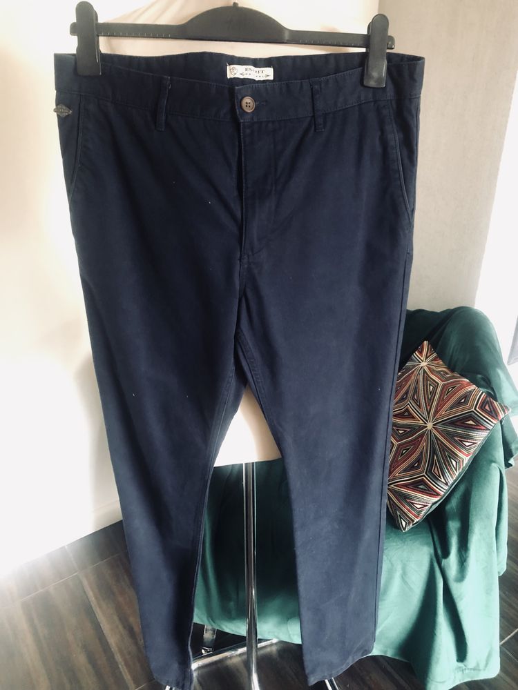Spodnie granatowe casual EDC by Rsprit rozmiar 33/36