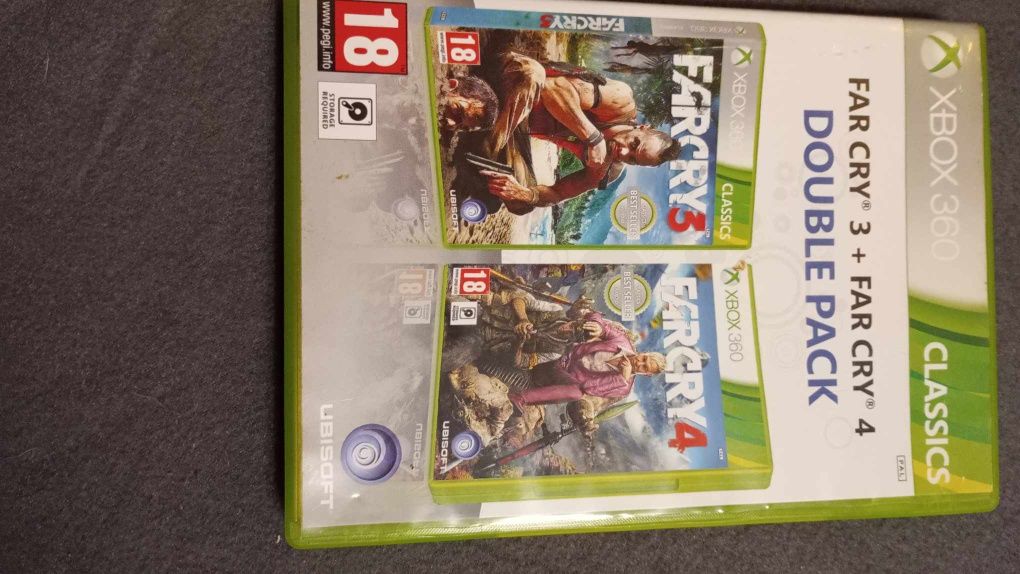Gry Far Cry 3+ Far Cry 4, Xbox 360 PL
