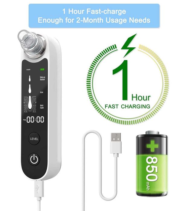 Вакуумний очищувач для обличчя Eunon DW-01 пор обличчя