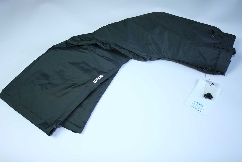 zimowe dziecięce spodnie narciarskie 1AI8 Brugi grafit 140/146