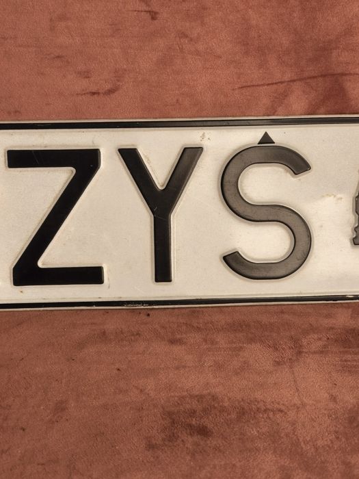 Metalowa tabliczka imienna Krzyś 191