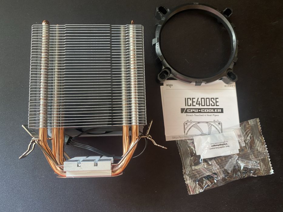 Кулер Aigo ICE400SE | 4 теплові трубки | Під AM4/AM5/Intel | 160W TDP