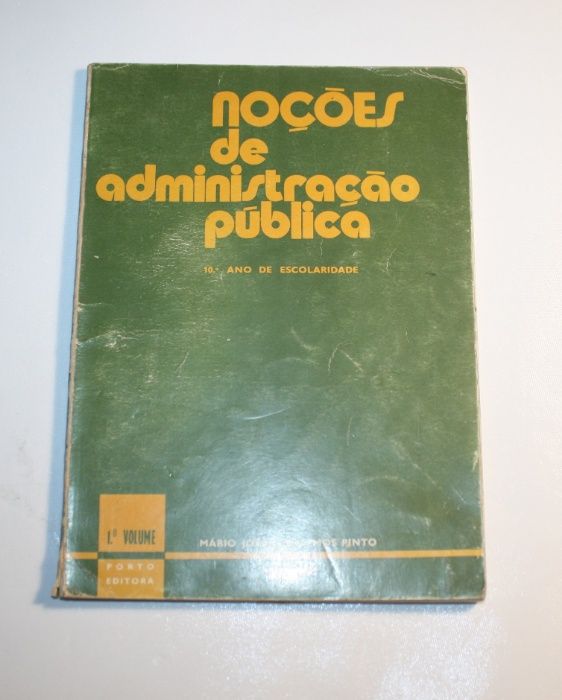 E1 - Livro: Noções de Administração Pública - 10º Ano de Escolaridade