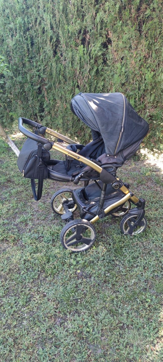 Wózek dziecięcy 4w1 Junama Diamond z bazą ISOFIX