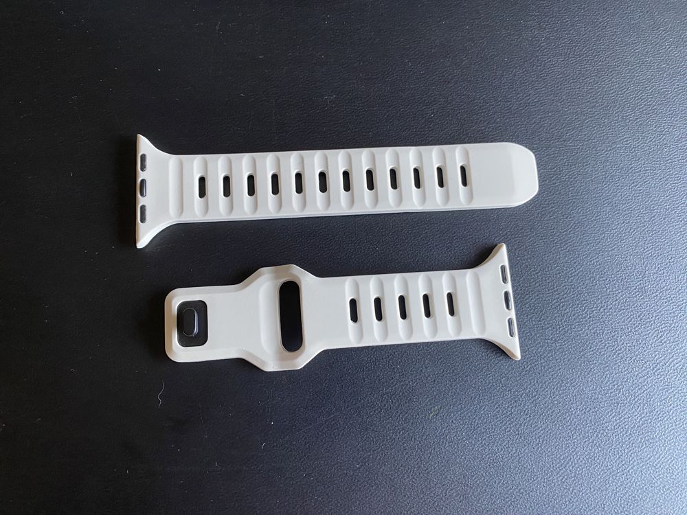 Pulseiras Silicone suave e macio Apple Watch 8 7 6 5 Novas Embaldas