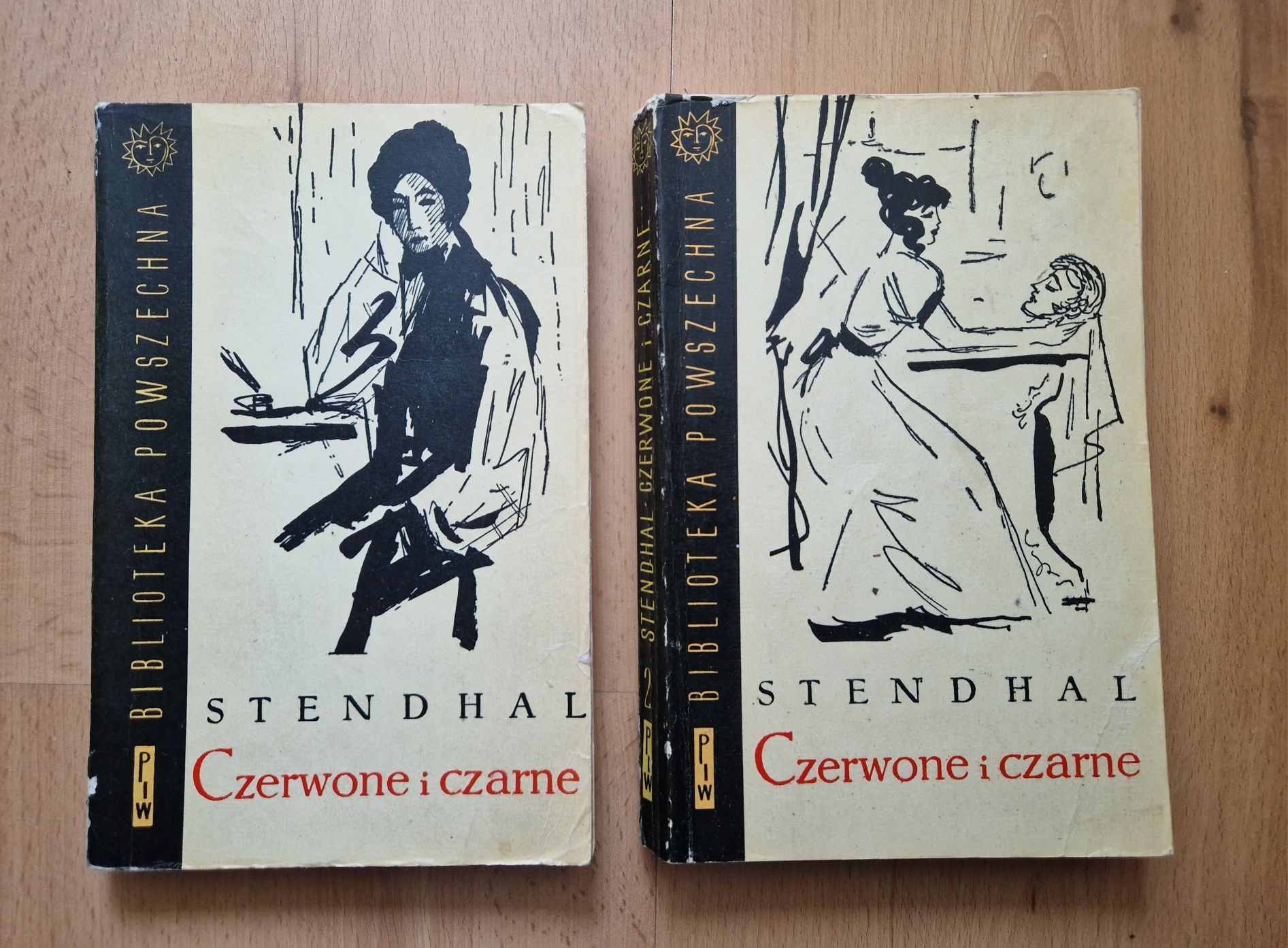 Czerwone i czarne - Stendhal 1963 seria BIBLIOTEKA POWSZECHNA