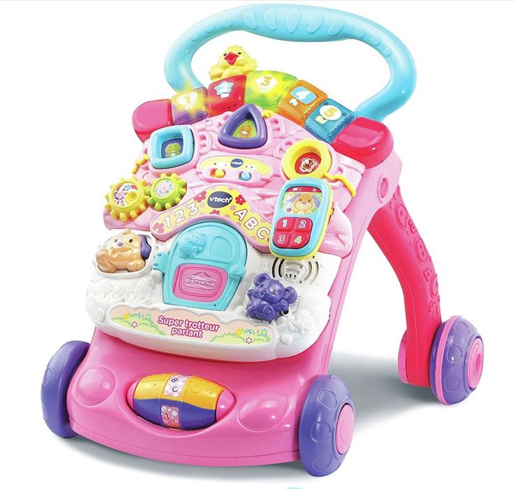 Chodzik VTECH różowy PCHACZ