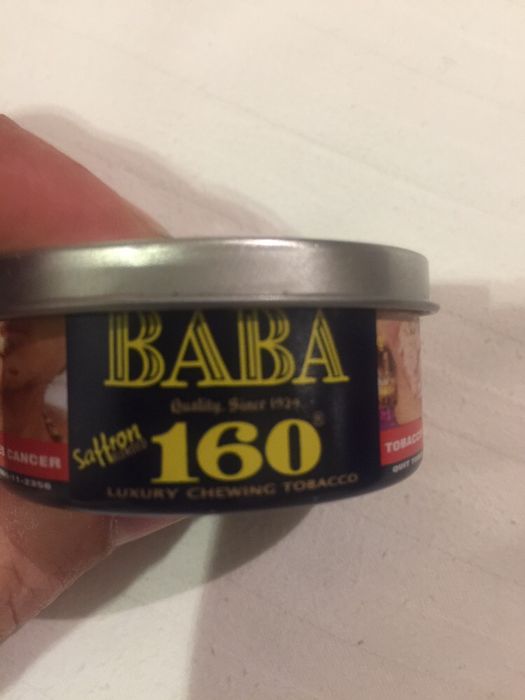 Baba - lata tobacco de mascar 10g Índia
