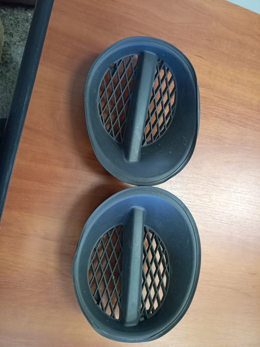 Заглушки в противотуманки на гелик