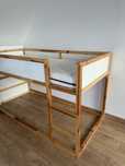 Łòżko piętrowe dziecięce IKEA drewniane w bardzo dobrym stanie