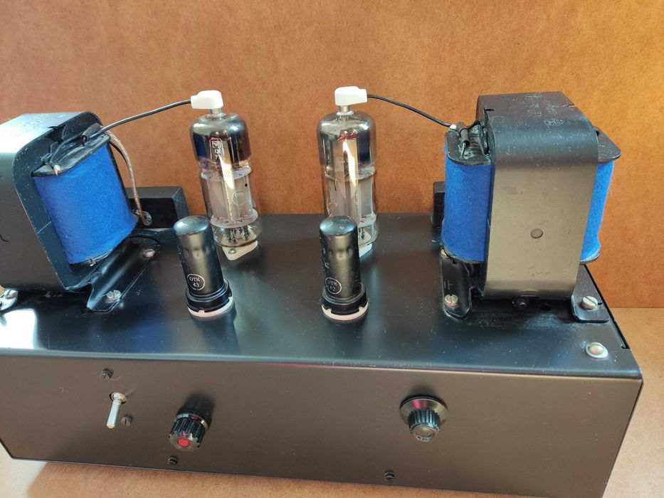 Ламповый однотактный стерео усилитель на лампах 6П9 и 6П42С