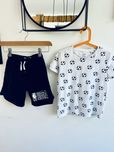 ZARA Sinsay markowy zestaw r. 122/128 spodenki i koszulka t-shirt