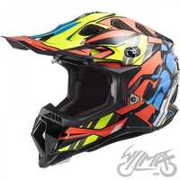 Kask crosowy enduro  LS2 MX700 SUBVERTER EVO RASCAL BL. ORANGE M