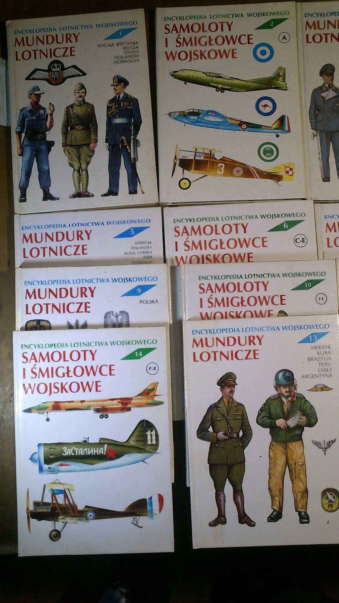 Encyklopedia lotnictwa wojskowego - Mundury Samoloty - t. 1-18