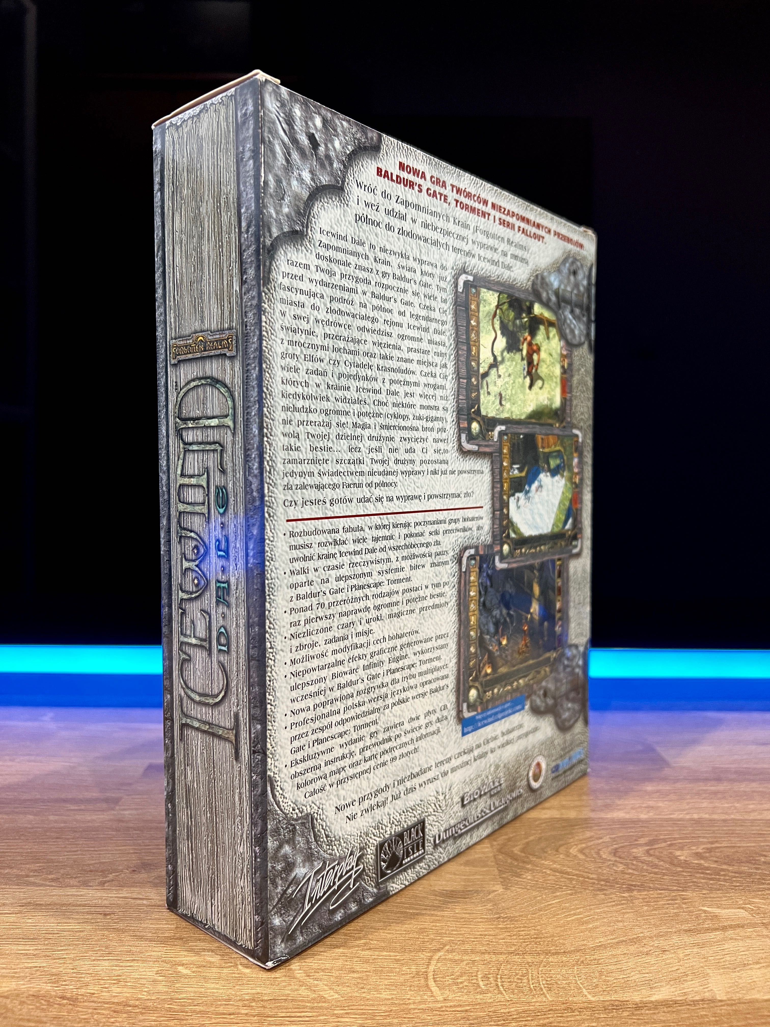 Icewind Dale 1 (PC PL 2000) BIG BOX polskie premierowe wydanie