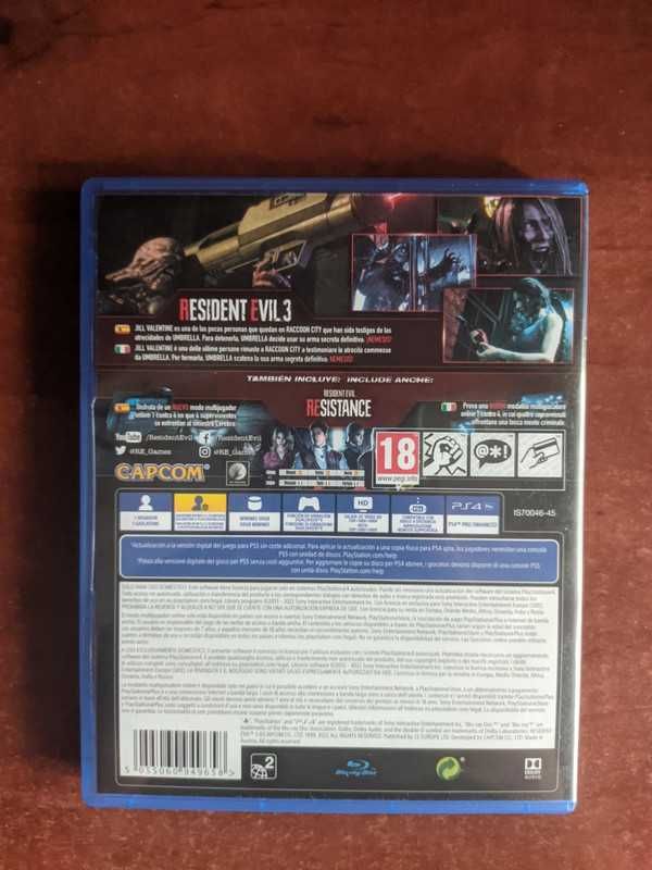 Resident Evil 3 para PS4