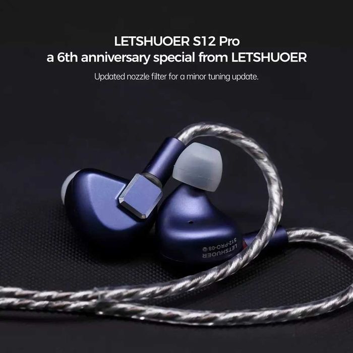 ⇒ LetShuoer S12 Pro - планарные наушники с драйвером на 14.8mm!