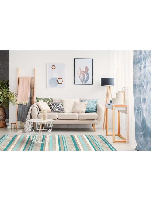 Dywanik kilim turecki zielony zmywalny 60x90