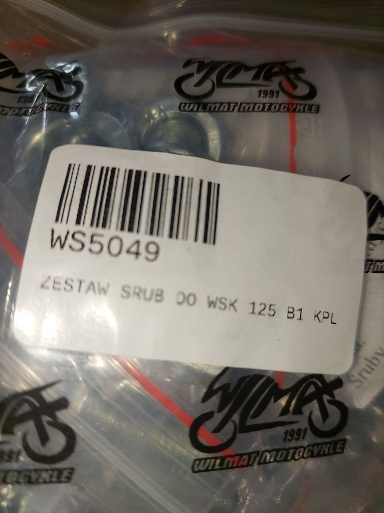 Sprzedam nowy kpl srub do całej wsk 125 m06-b1 dwuramowka