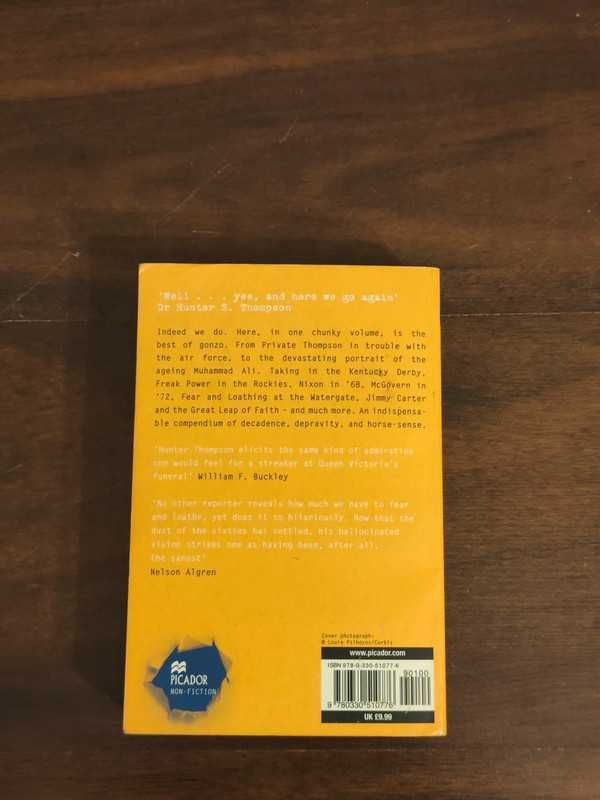 Hunter S. Thompson The Great Shark Hunt Strange Tales