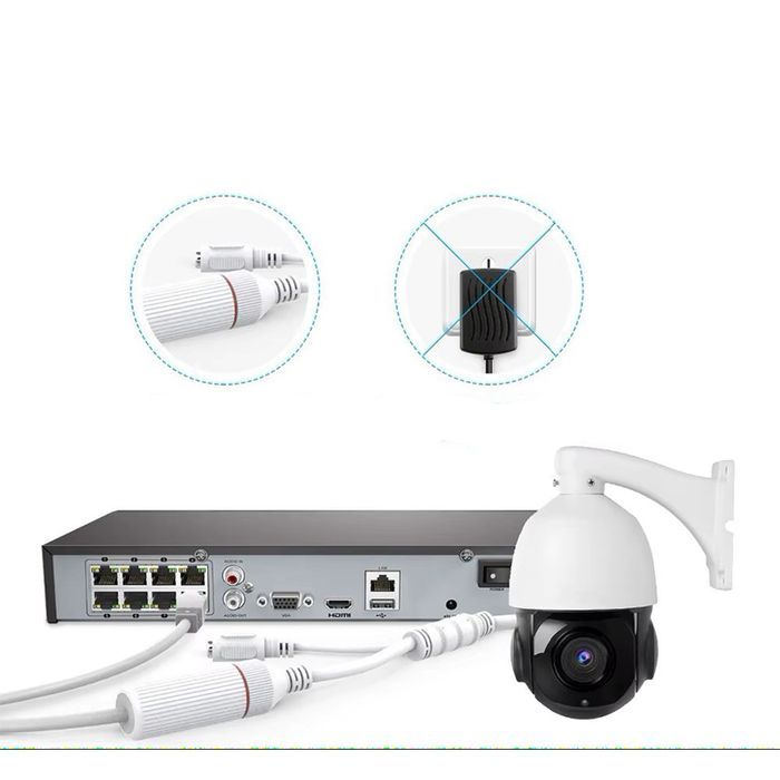 Kamera zewnętrzna IP67 POE Onvif ASECAM 8MP 4K PTZ z AI i 30x zoom