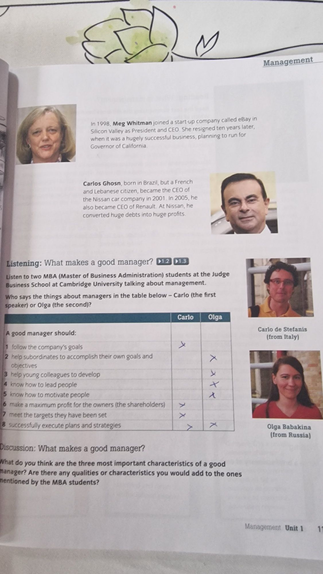 English for business studies Student's Book third edition