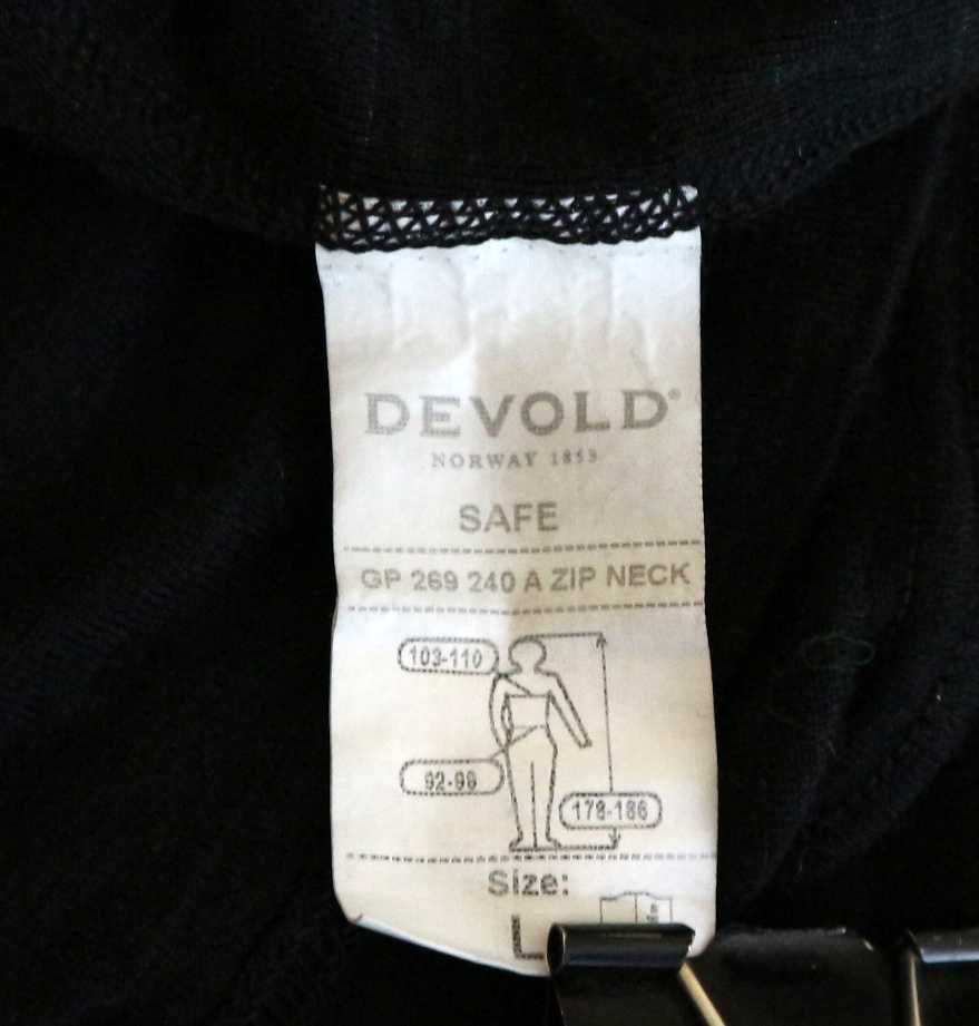 Devold Safe Zip Neck koszulka termoaktywna trudnopalna antystatyczna L