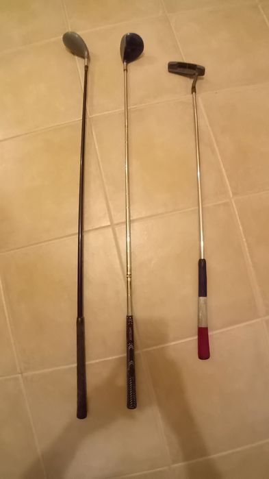 3 tacos de golf antigos