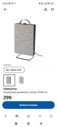 Oczyszczacz powietrza Fornuftig Ikea