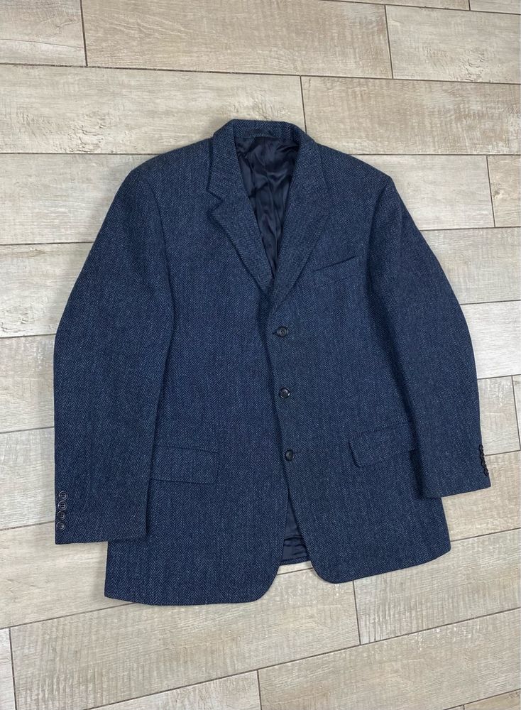Harris tweed x carl gross піджак жакет блейзер твід