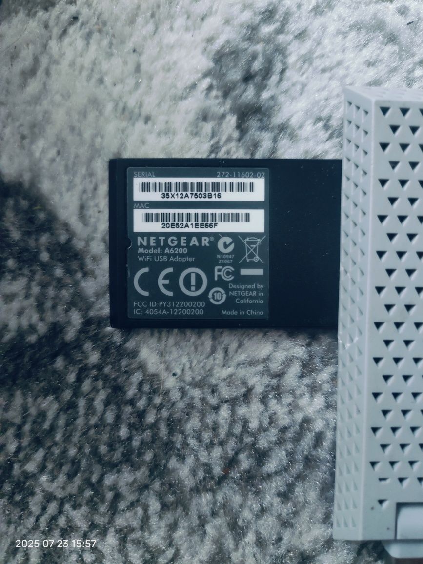 Netgear A6200 Karta sieciowa, adapter Wi-Fi.
