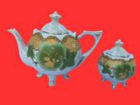 Чайник, заварник и сахарница фарфоровые Royal Ceramics England