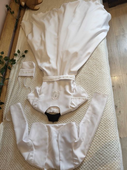 Sukienka komunijna z bolerkiem i torebką