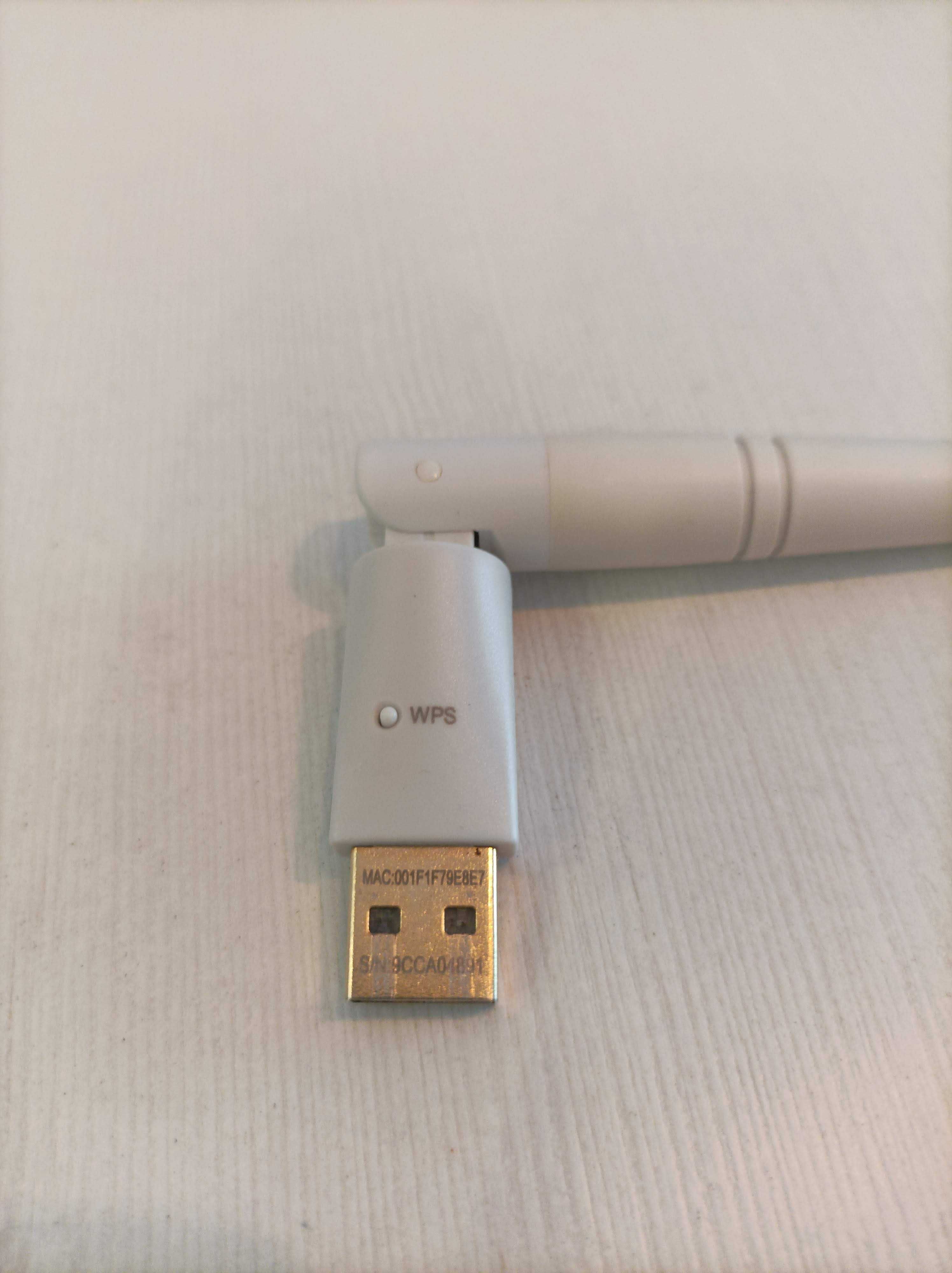 Bezprzewodowa karta sieciowa USB Wifi WPS WLAN z anteną