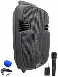 Głośnik Karaoke do smartfona Bluetooth USB Radio FM + mikrofon
