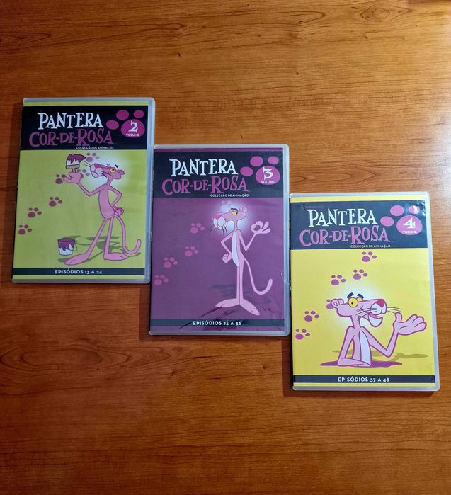 Coleção PANTERA-COR-DE-ROSA - Números 2, 3 e 4