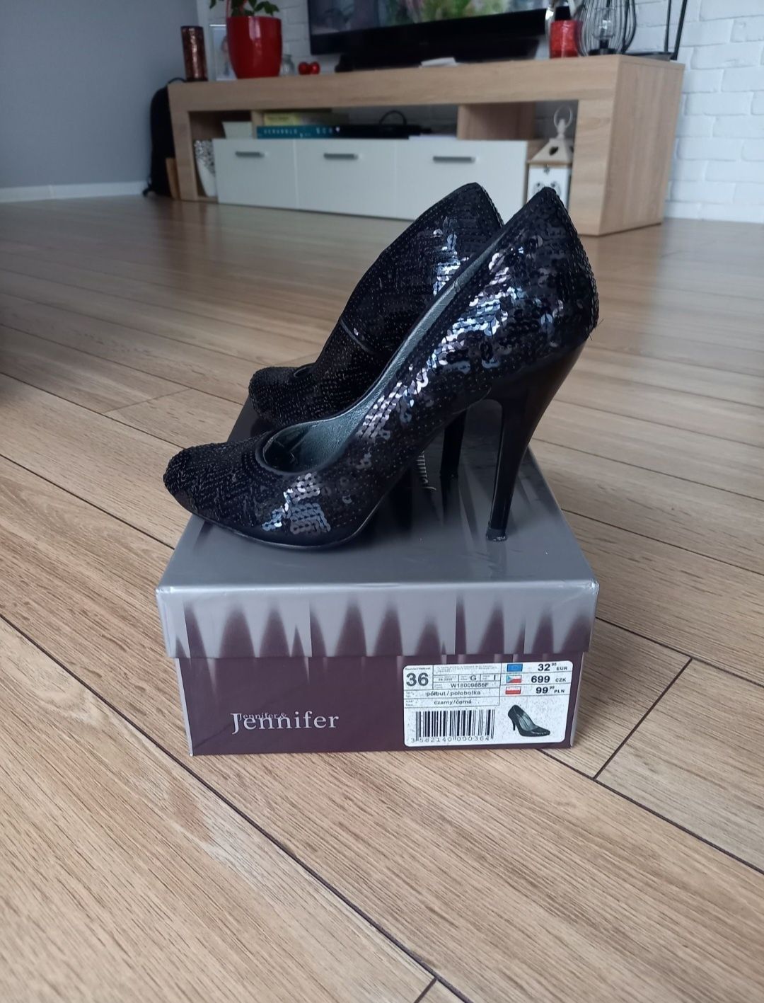 Buty na obcasie Jenny Fairy - r. 36, stan bardzo dobry