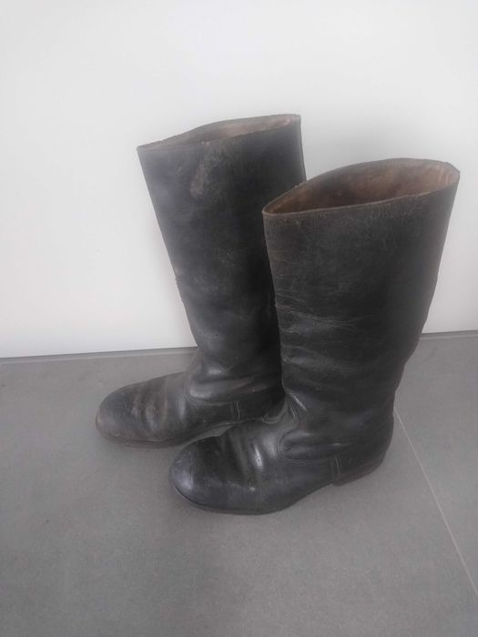 Oficerki buty skóra PRL 1961