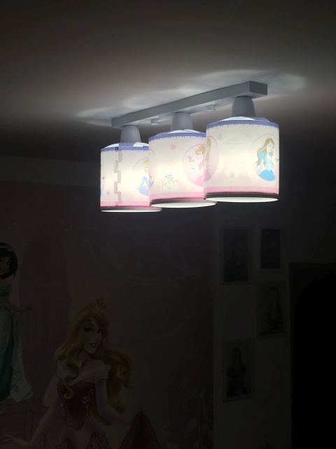 Lampa sufitowa Księżniczki Disney Princess