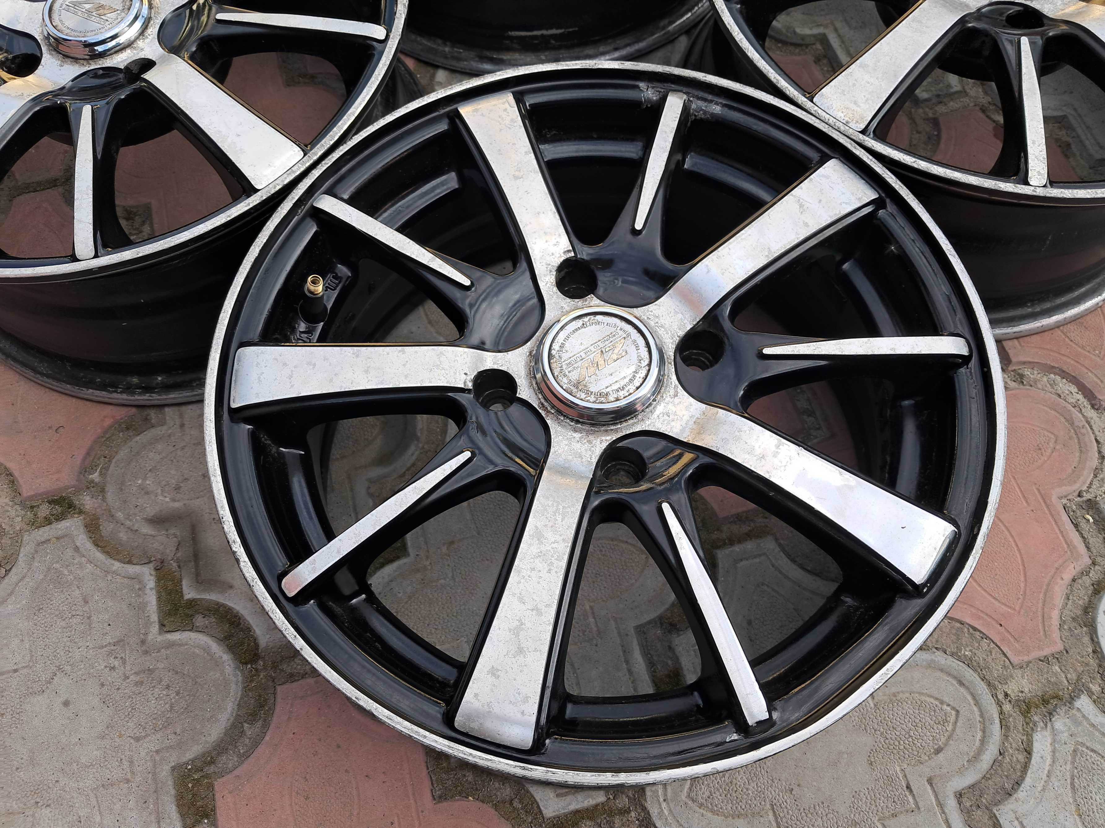 Диски титани комплект 4шт R14 4x108 5.5j zw 4шт з болтами 16шт Торг