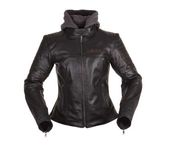 Skórzana damska kurtka motocyklowa Edda Lady Modeka czarna 34-46