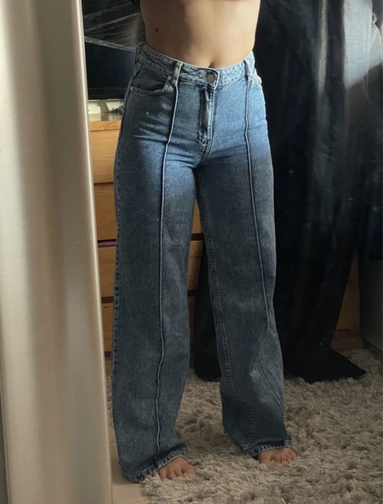 calça Mango wide leg