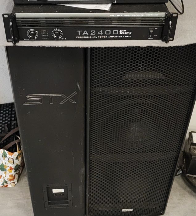 Zestaw nagłośnienia stx & t-amp