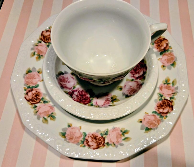 Rosenthal Maria Cäcilie (czerwone róże) trio