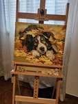 Quadro cão fofinho