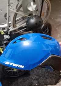 Kask rowerowy btwin 53-56 cm rozm. S JAK NOWY