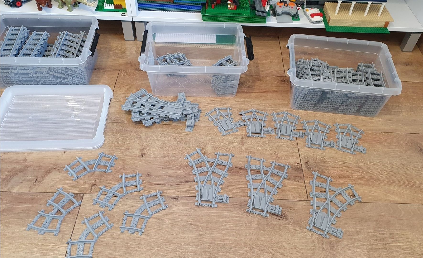 Tory i zwrotnice do pociągów lego druk 3D
