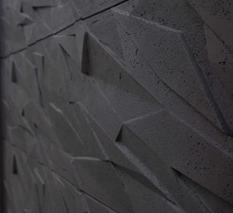 Ogrodzenie betonowe/ 3d z odciskiem na odwrocie /Grafit  producent