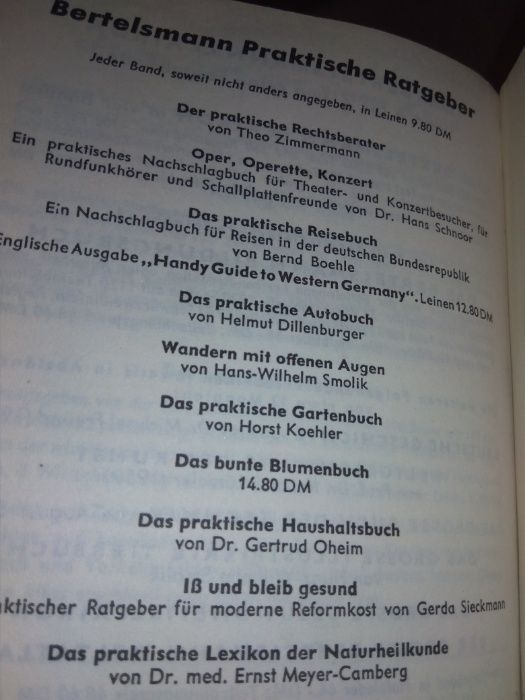 книга Deutsche Rechtschreibung, im Bertelsmann Lesering НЕМЕЦКИЙ 1958